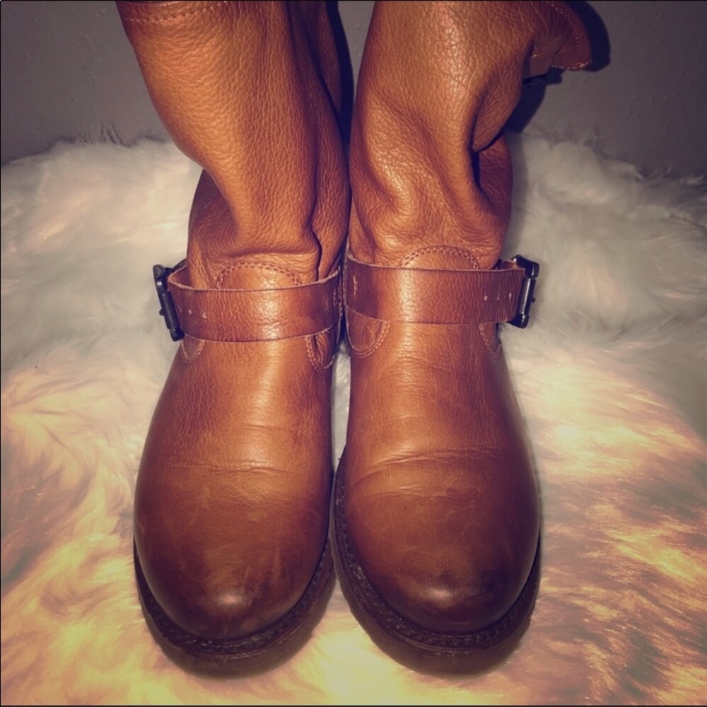 FRYE Boots - Whiskey - Soft Leather - Picture 3 of 5